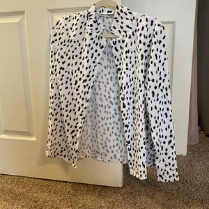 Dalmatian button up blouse